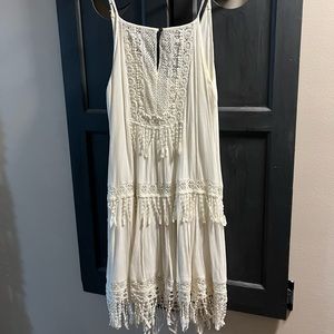 Boho white dress